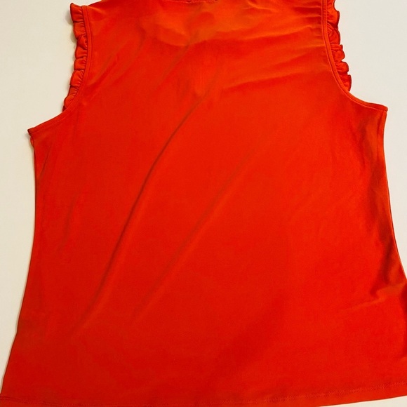 Tommy Hilfiger Orange Sleeveless Top, NWT - Picture 5 of 7